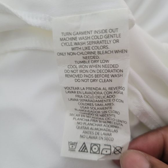 All Sport Couture White New Orleans Saints Football Fan Gear Halter Top Size XS - Picture 8 of 8